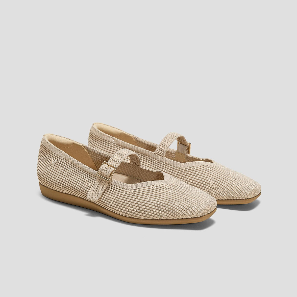 [Margot™ Walker Mary Jane] スクエアトゥ 超軽量 厚底 メリージェーン フラットシューズ