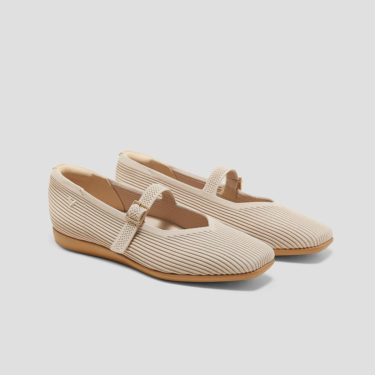 [Margot™ Walker Mary Jane] スクエアトゥ 超軽量 厚底 メリージェーン フラットシューズ
